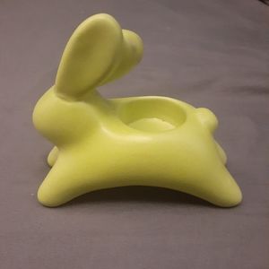 Lime Green Bunny Tealight Candleholder